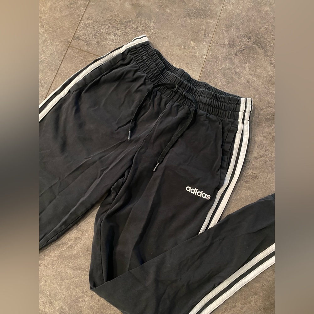 adidas black sweat pants